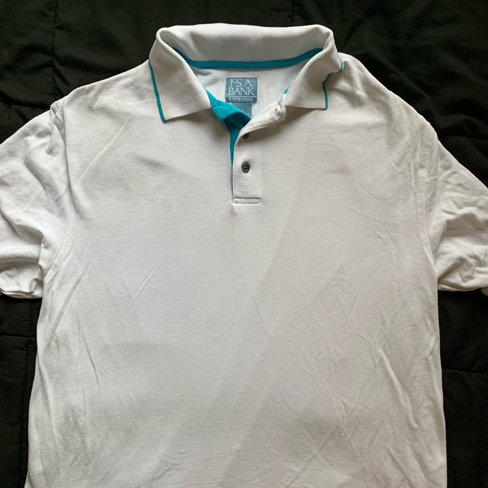 Jos. A bank white medium polo